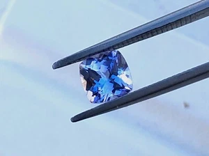 Natural Faceted Blue Tanzanite Gemstone, 1.35 Ct, Rare! Tanzanite Gemstone. #112 - Picture 1 of 5