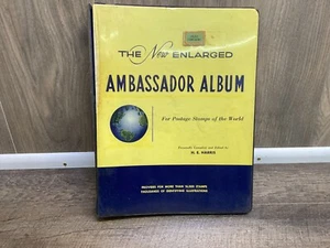 Vintage Worldwide Used Stamp Album Ambassador HE Harris Egypt Australia French - Picture 1 of 12