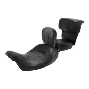 Driver & Passenger Seats Backrest Pad Fit For Harley Street Road Glide 2014-2023 - Picture 1 of 10