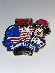 Disney DLR Memorial Day  2005 Mickey Mouse Pin LE1500