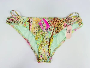 Victoria's Secret Floral Cheeky Bikini Swimsuit Bottoms Womens MultiColor Size S - Picture 1 of 9