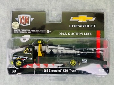 🔥🔥M2 Máquinas MAJ.G Action Line 1968 Chevrolet C60 plataforma camión Chase H14🔥🔥 Foto 1 de 4