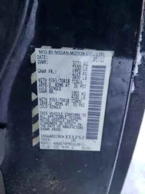 Used Front Right Door Window Regulator Front fits: 2012 Nissan Titan electric Fr Foto 1 de 4