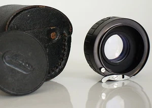 2X Teleconverter Manual Focus for Exakta/Exa Cameras Black Leather Case JAPAN - Picture 1 of 4
