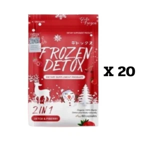 Detox Frozen Fiberry Natural Weight Cleanse Control Fiber Dietary 60cap X 20 - Picture 1 of 9