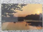 Postcard Unused Delaware River-Fisherman At Sunset