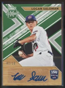2019 Panini Elite Extra Edition 15U National Team Signatures Emerald Logan - Bild 1 von 2