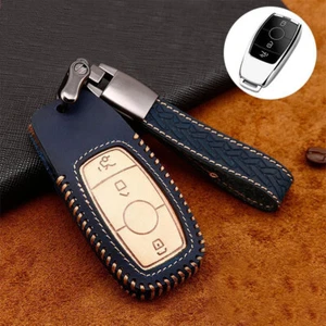 Para Mercedes Benz Accesorios Cuero Coche Llavero Estuche Cubierta Soporte Carcasa - Imagen 1 de 11