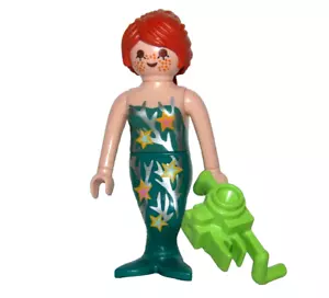 Playmobil principessa sirena con fotocamera coda verde e subacquea - C39 - Foto 1 di 4
