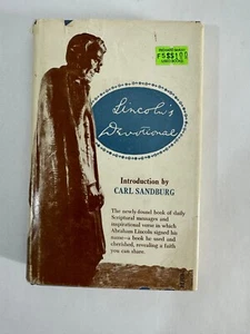 Lincoln's Devotional intro by Carl Sandburg (HCDJ 1957) Abraham Lincoln religion - Picture 1 of 2