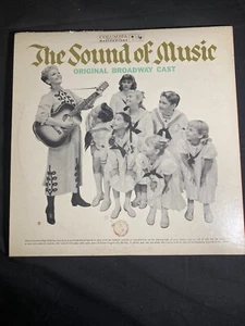 The Sound Of Music Original Broadway Cast Vinyl Record w/Sleeve~VG~Vintage 1959 - Foto 1 di 5