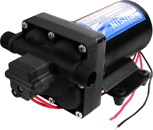 4048-153-E75 RV Water Pump,12V 4 GPM, 55 PSI, 10 Amps Automatic Demand Diaphragm - Picture 1 of 5