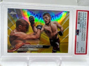 Khabib Nurmagomedov 2019 Chrome Gold 14/50 UFC PSA -9 /72 - Bild 1 von 2