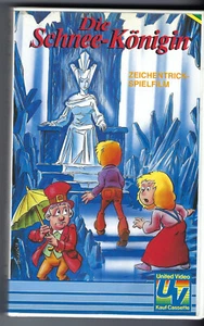 VHS Die Schnee-Königin - United Video Kauf Cassette - Picture 1 of 2