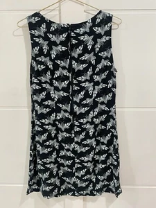 Black Friday Dress Size 10 Death Moth Black & White Dangerfield - Picture 1 of 5
