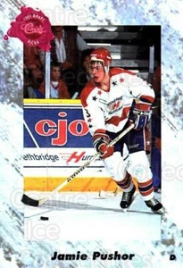 1991 Classic Four-Sport #28 Jamie Pushor - Picture 1 of 1