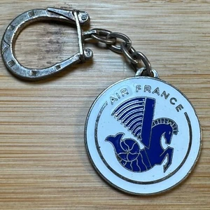 PORTE CLEFS AIR FRANCE EMAILLÉ  (1248) RARE ET RECHERCHÉ. VINTAGE. - Picture 1 of 5