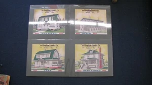 Lot of Four Packaged 1923 Hamilton Lumber Co Calendar Prints Ohio - Picture 1 of 9