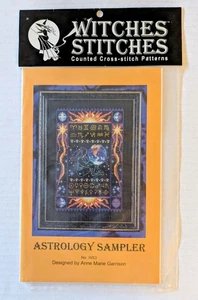 NEW Vintage Witches Stitches Counted Cross Stitch Kit #WS3 Astrology Sampler - Picture 1 of 4