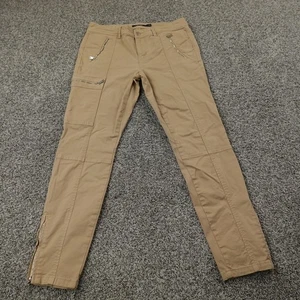 VTG Ralph Lauren Pants Womens 8 Brown Beige Tan Military Army Cargo Hiking Y2K - Picture 1 of 11