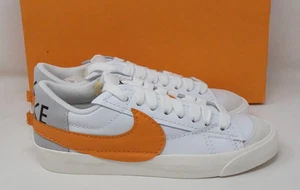 Nike Blazer '77 Jumbo Low White Alpha Orange Men's Size 8 DN2158-100 NIB - Picture 1 of 11