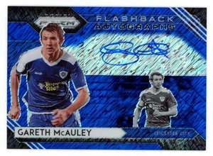 2020 Panini Prizm Premier League Flashback Autographs Blue Shimmer FOTL - Picture 1 of 2