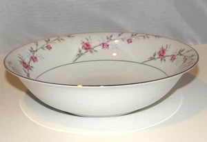 VALMONT China DEBONAIRE Pink Rose Roses Serving Bowl 9" Vintage - Picture 1 of 7