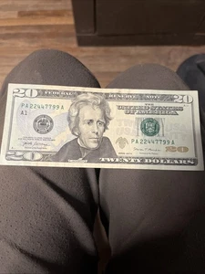 Very Cool $20 Bill 2017A. With Four Pair. ￼ - Picture 1 of 2