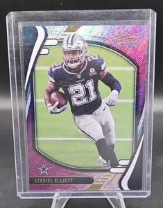 2021 Panini Absolute Football Ezekiel Elliott No.50 Purple Rain /10 Cowboys RARE - Bild 1 von 2