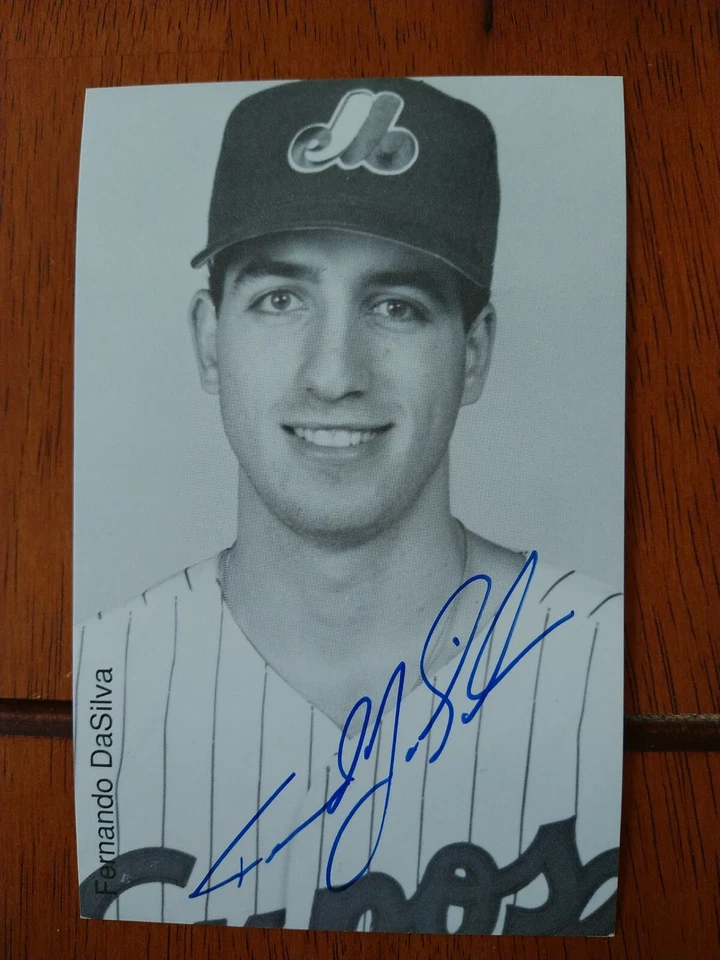 Fernando DaSilva Montreal Expos AUTOGRAPHED Hand-Signed Postcard  - Image 1 of 1