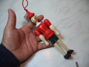  Pinocchio In Legno Snodabile Souvenir 20 cm NUOVO - Picture 1 of 4