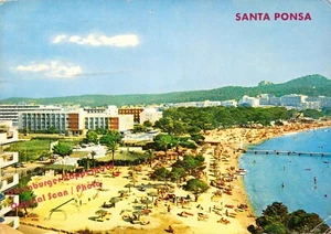AK SANTA PONSA - Mallorca * gelaufen * 1970er * Strand - Hotel - Bild 1 von 2