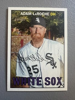 2016 Topps Heritage - Adam LaRoche ( Chicago White Sox ) #204 - Image 1 of 2