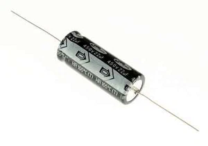 (10pcs) 22uF 450V DC Axial Electrolytic Capacitor 105C High Temp HR450T22M - Picture 1 of 1