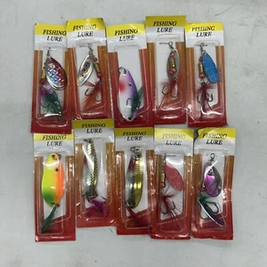 Set of 10 Fishing Lures - Picture 1 of 3