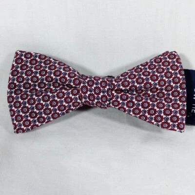 Pajarita para hombre Chaps preatada-Graham micro floral-rojo blanco azul marino-envío gratuito Foto 1 de 3