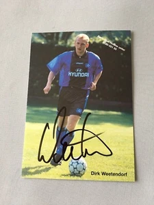 DIRK WEETENDORF Hamburger SV 1997/1998 signed Autogrammkarte 10 x 15 - Picture 1 of 1