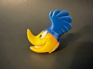 Vintage 1977 ROAD RUNNER Pencil Topper RARE Warner Brothers Soft Plastic - Picture 1 of 6