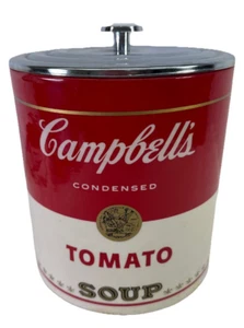 Vintage seltener Campbell Tomatensuppe Eiskübel oder Keksdose Top Zustand! - Bild 1 von 15