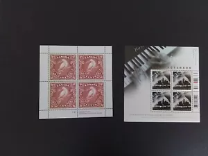CANADA 2005 Jazz Oscar Peterson and millennium dove minisheets X94 A - Picture 1 of 4