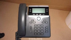 Téléphone IP CISCO CP-7841 SIP, SRTP - 4 lignes AVEC COMBINÉ + SUPPORT - Photo 1/3