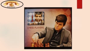 vtadir.O) 2014 SOLOMON ISLANDS, CHESS, MAGNUS CARLSEN, MNH - Picture 1 of 1