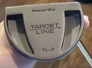 PowerBilt Golf Targetline TL-3 Mallet Putter 33" Golfing (USED ONLY TWICE) - Picture 1 of 6