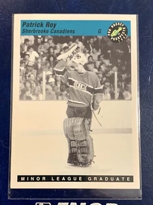 PATRICK ROY 1993 CLASSIC HOCKEY #33 BLACK & WHITE MINOR LEAGUE GRADUATE - Picture 1 of 6