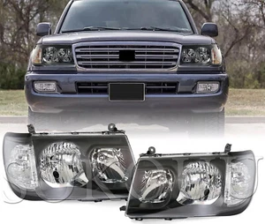 Pair For 1998-2005 Toyota LandCruiser 100 Series HZJ105 FZJ105 Head lights Lamp - Picture 1 of 17
