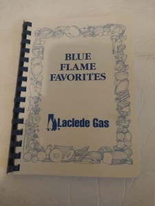 Blue Flame Favorites cookbook Laclede Gas Company (1990's) St. Louis, Missouri - Imagen 1 de 3