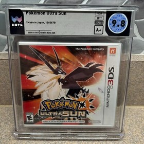 Pokemon Ultra Sun (Nintendo 3DS) - Brand New Sealed - Wata 9.8 A+ (not CGC VGA)