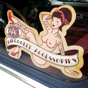 Pin Up Sticker AAC sticker Aircooled Accessories decal AAC100 - Picture 1 of 2