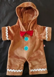 Build-A-Bear BABW Gingerbread Christmas Holiday Costume Outfit - EUC - Picture 1 of 5