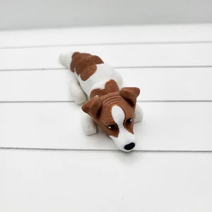 3D Jack Russell Dog Flexi Keyring Articulated Fidget, bag charm, pet keyring - Picture 1 of 4